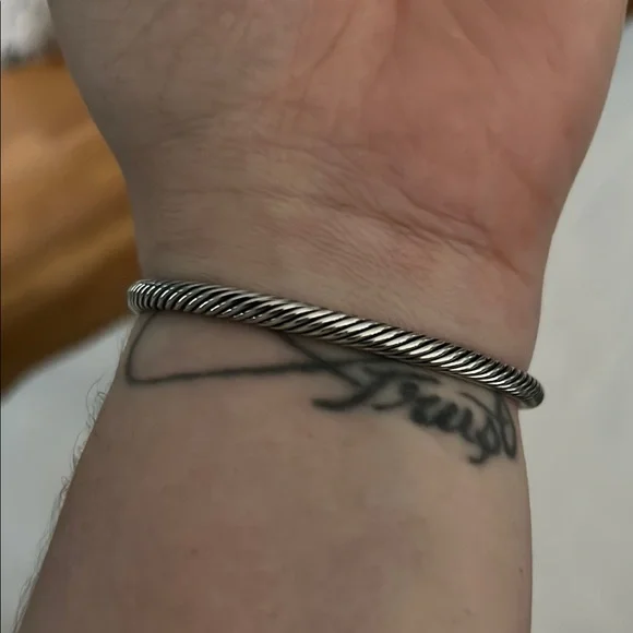 David Yurman Cable Classic Bracelet with 18K Gold & Semiprecious Stones, 4mm - Picture 2 of 7